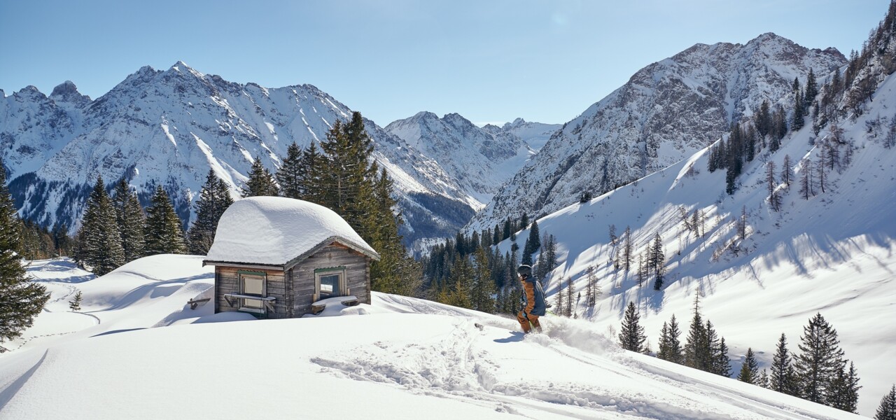 alpine nature in winter